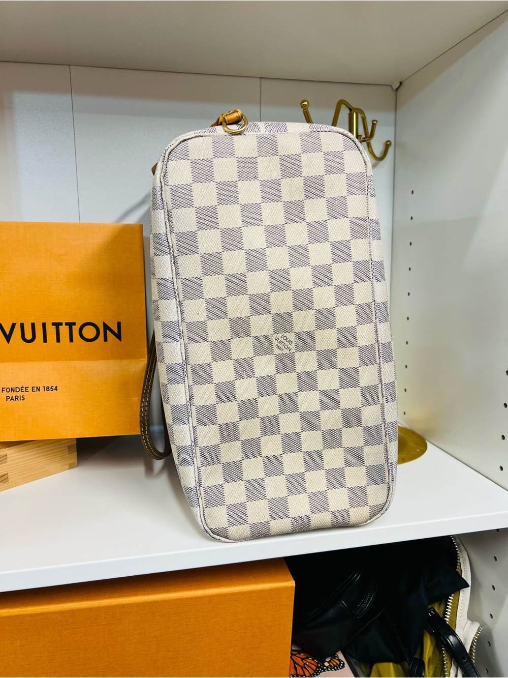 🔥🔥 Louis Vuitton Damier Azure Neverfull bag MM - Picture 4 of 17